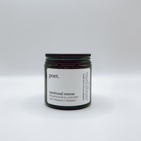 Poet Botanicals | Amber Candle Small | Emotional Rescue