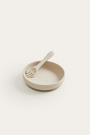 Tiny Table Co. | Plate and Spork | Sand DISPLAY STOCK