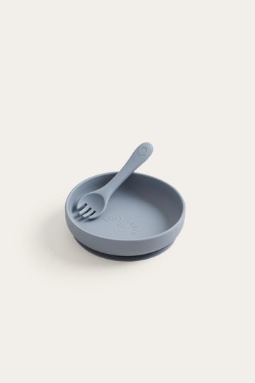 Tiny Table Co. | Plate and Spork | Pebble