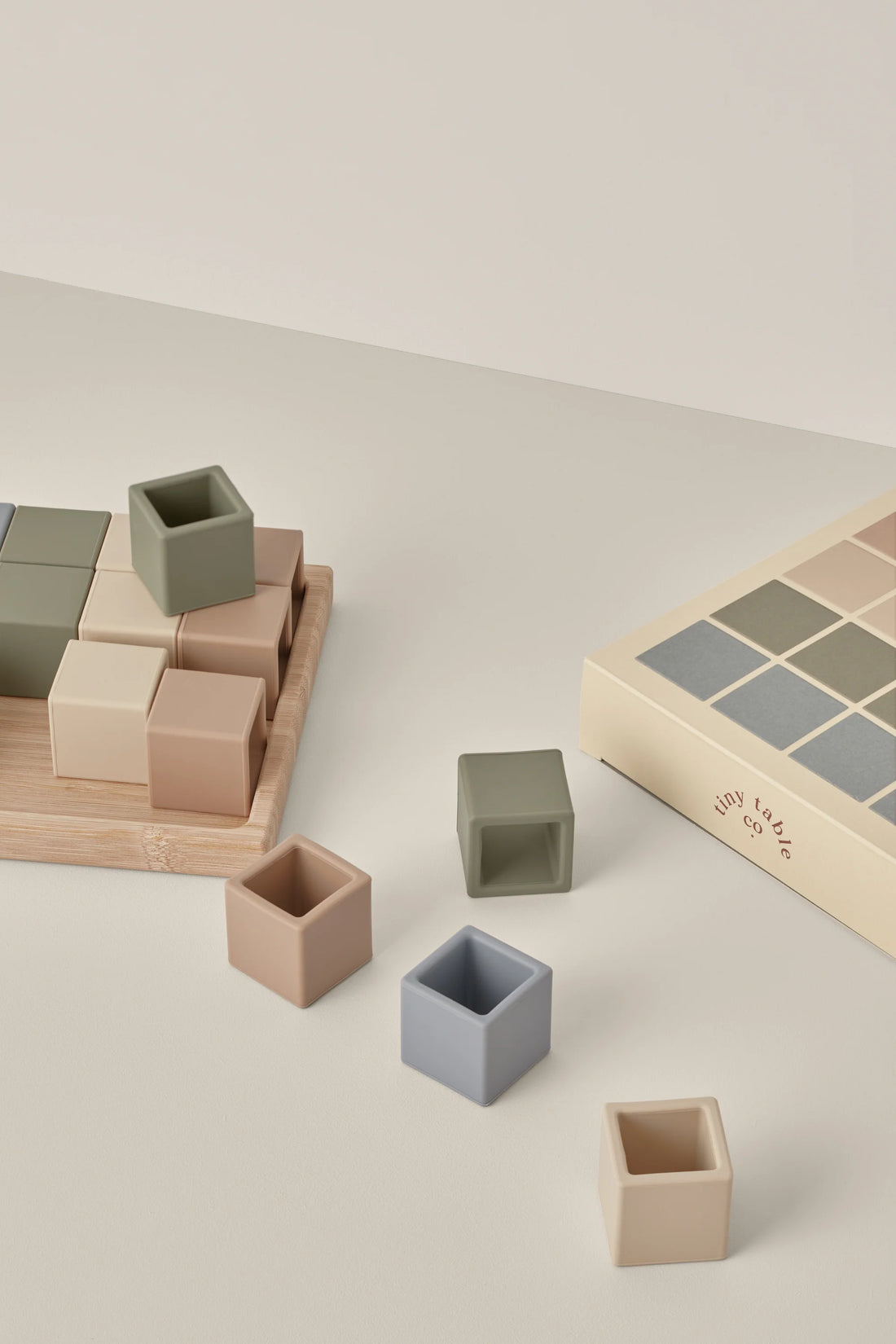 Tiny Table Co. | First Blocks | Blues & Greens