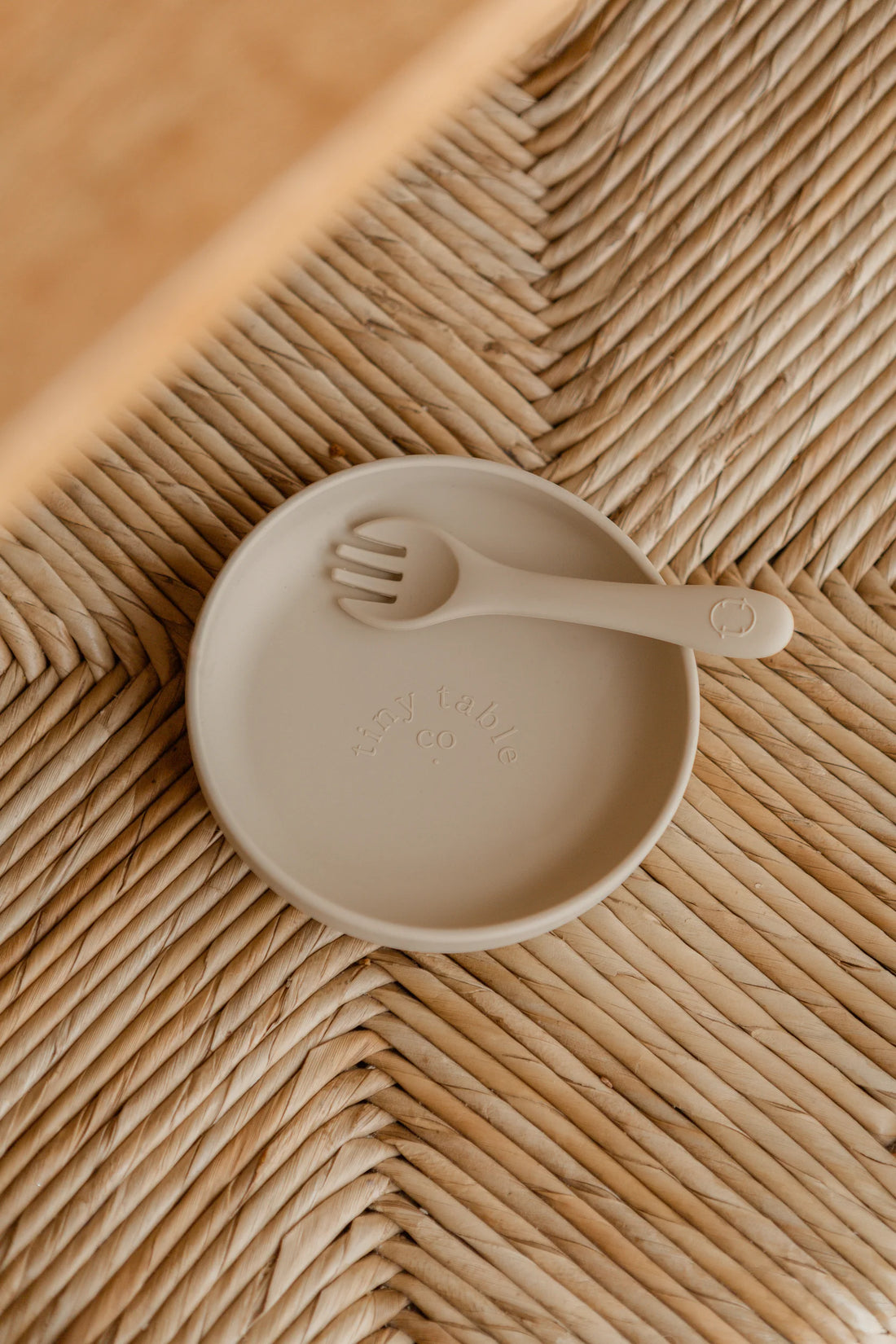 Tiny Table Co. | Plate and Spork | Sand