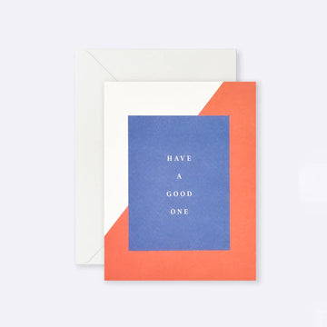 Lettuce | Card | Have a Good One Blue + Red