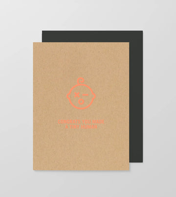 Made Paper Co | Congrats Tiny Human Card