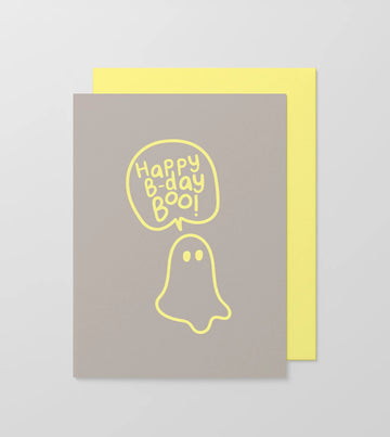 Made Paper Co | Happy B-day Boo Card