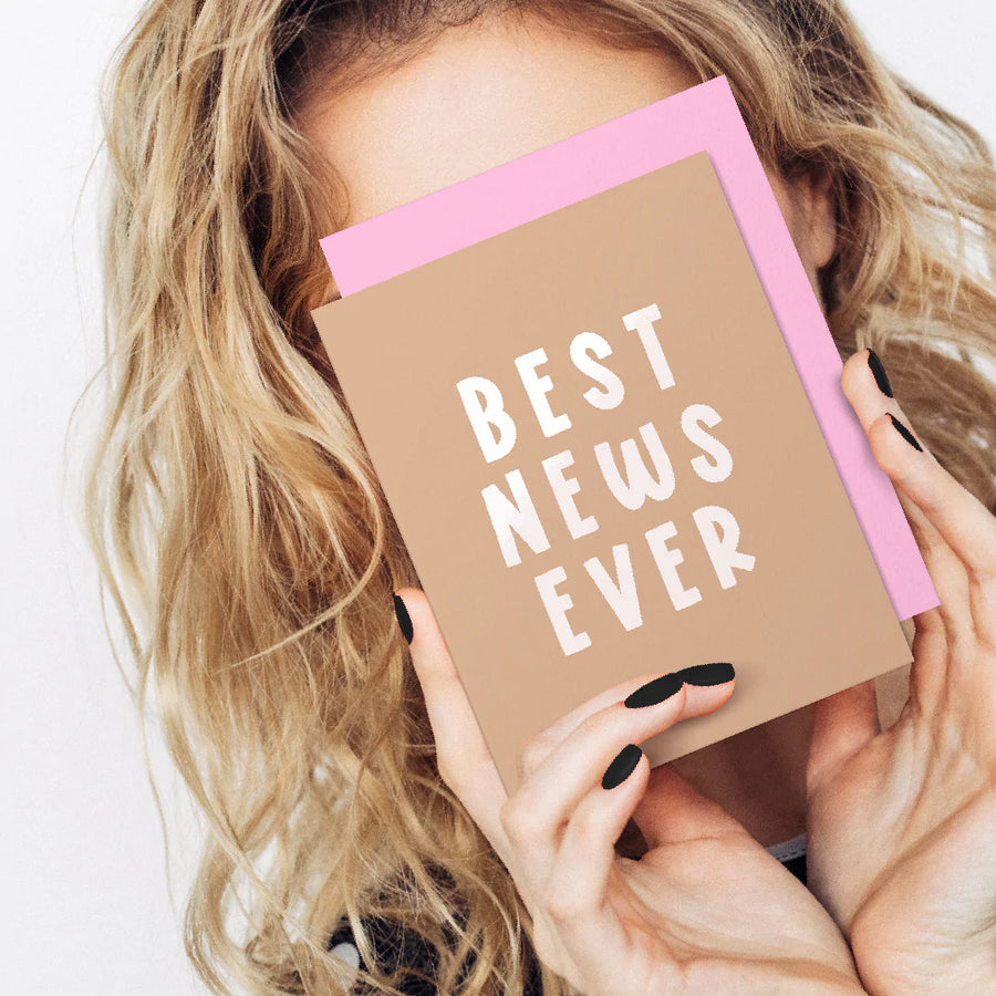 Made Paper Co | Best News Ever Card