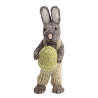 En Gry & Sif | Grey Bunny with Green Pants + Egg