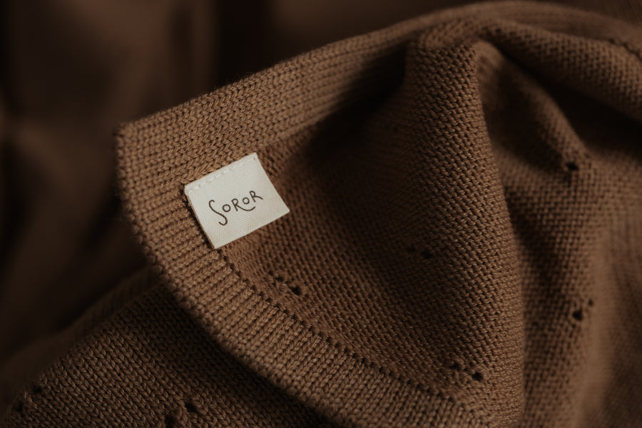 Soror | Merino Wool Blanket | Warm Beech